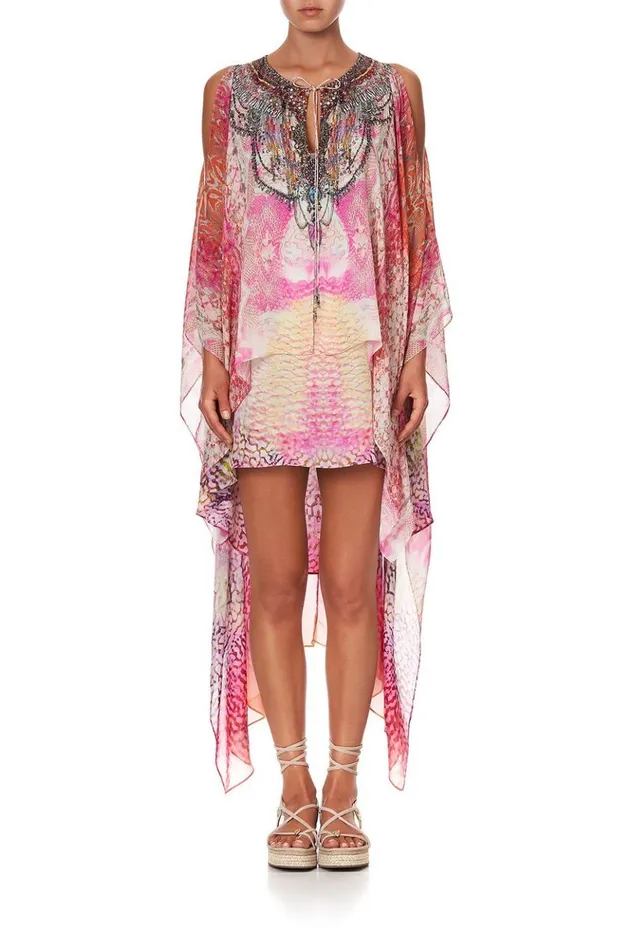 Women Wedding Guest Dresses Camilla Long Sheer Overlay Dress Serpentine Dreams