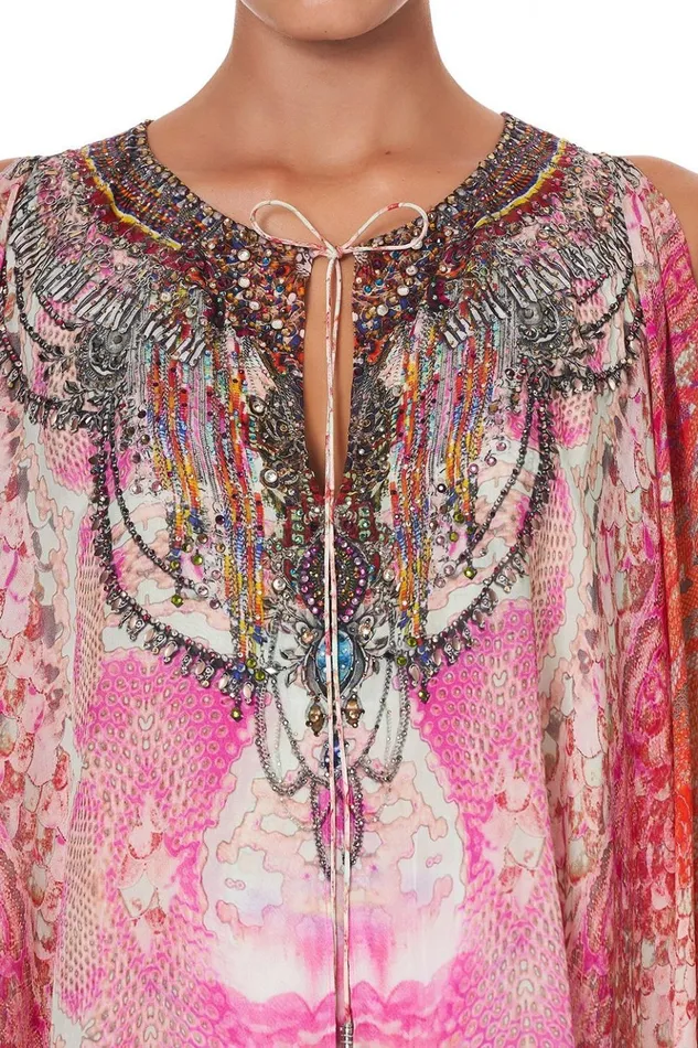 Women Wedding Guest Dresses Camilla Long Sheer Overlay Dress Serpentine Dreams