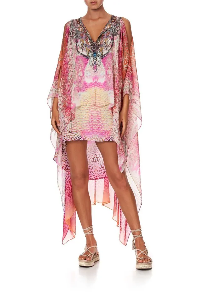 Women Wedding Guest Dresses Camilla Long Sheer Overlay Dress Serpentine Dreams