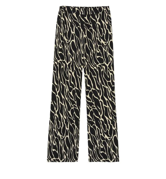 Women Wideleg Zebra Pattern Trousers 8211 Multico Promod Trousers Women Wideleg Zebra Pattern Trousers 8211 Multico Promod Trousers