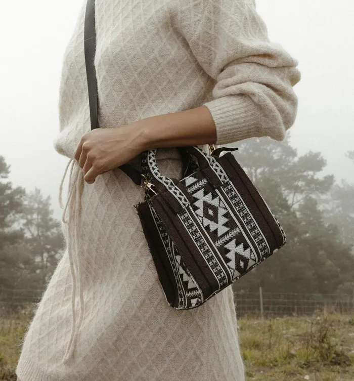 Women Woven Folky Handbag 8211 Multicolour Print Promod Bags