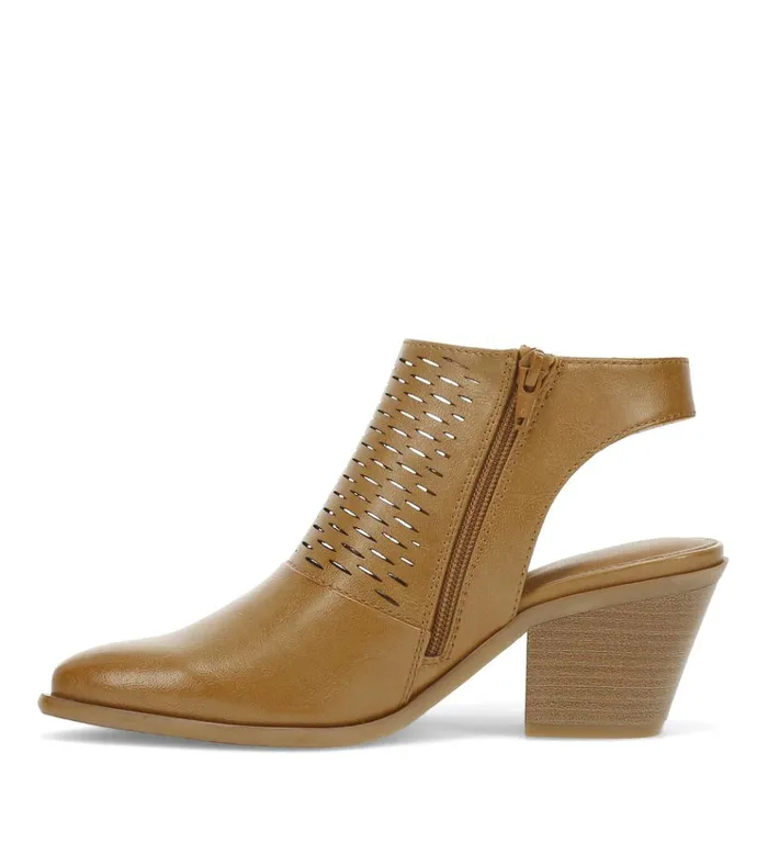 Women Yangley Block Heel Bootie Light Almond Baretraps Booties
