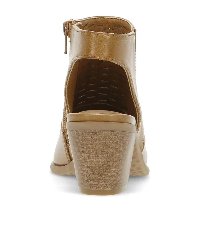 Women Yangley Block Heel Bootie Light Almond Baretraps Booties
