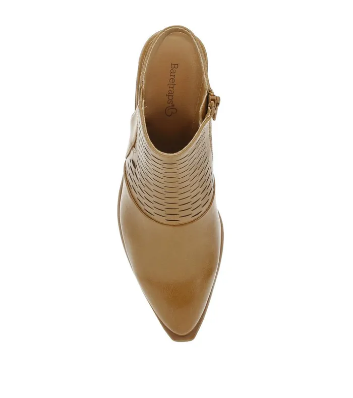 Women Yangley Block Heel Bootie Light Almond Baretraps Booties