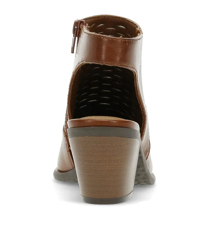 Women Yangley Block Heel Bootie Mahogany Baretraps Booties