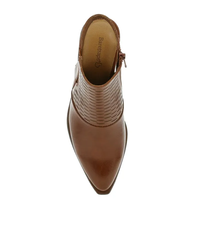 Women Yangley Block Heel Bootie Mahogany Baretraps Booties