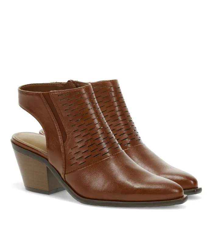 Women Yangley Block Heel Bootie Mahogany Baretraps Booties