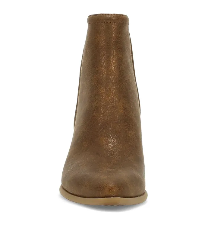 Women Yara Block Heel Bootie Bronze Baretraps Booties