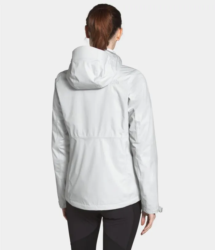 Womens The North Face 3In1 Arrowood Triclimate Jacket Tin Greytnf White