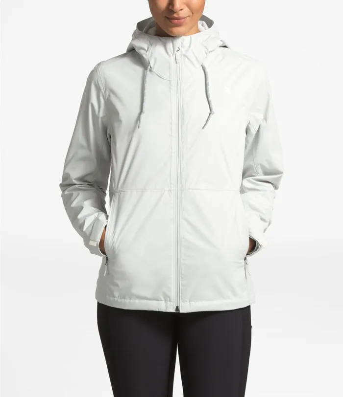 Womens The North Face 3In1 Arrowood Triclimate Jacket Tin Greytnf White