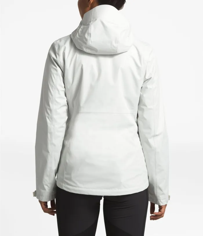 Womens The North Face 3In1 Arrowood Triclimate Jacket Tin Greytnf White