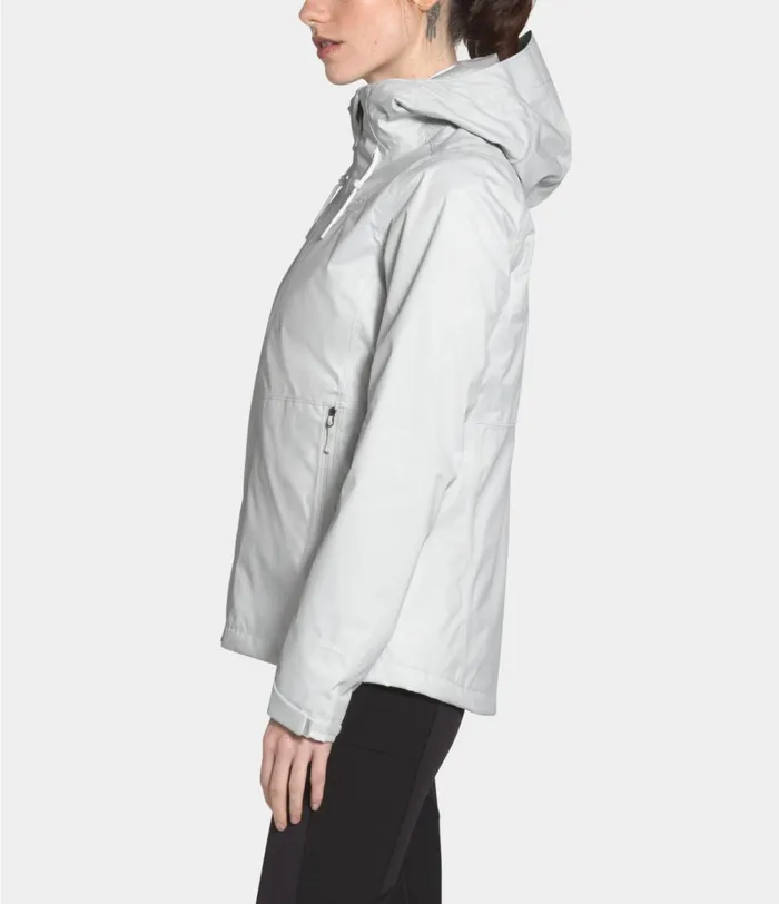Womens The North Face 3In1 Arrowood Triclimate Jacket Tin Greytnf White