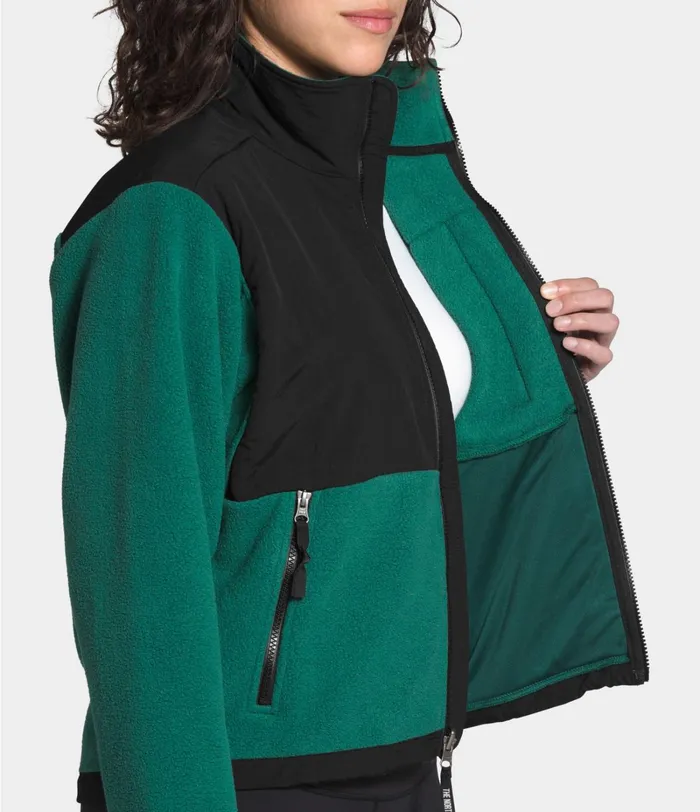 Womens The North Face Fleece 95 Retro Denali Jacket Evergreen