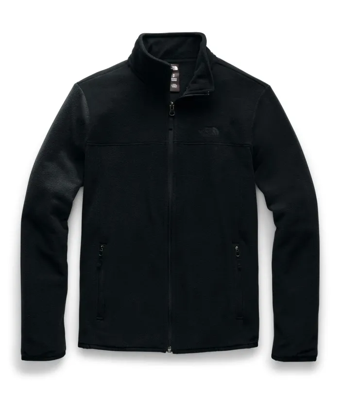 Womens The North Face Fleece TKA Glacier FullZip Jacket Tnf Blacktnf Black