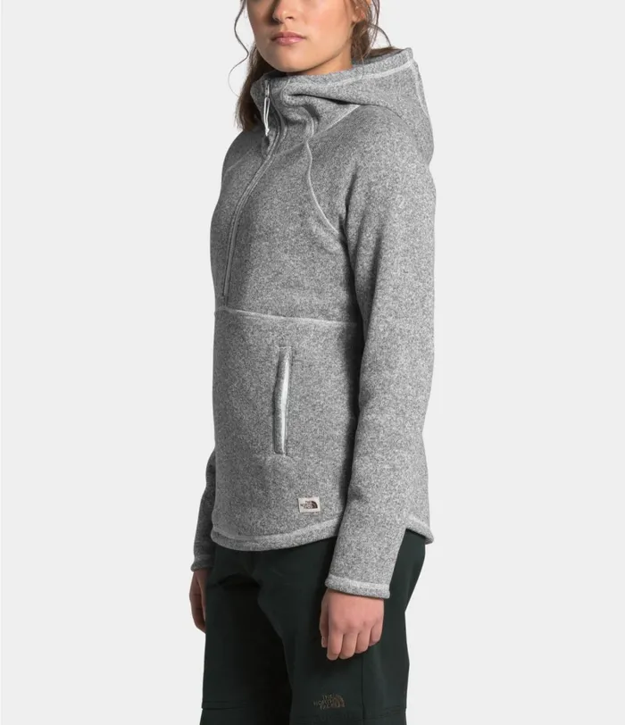 Womens The North Face Hoodies and Sweatshirts Crescent Hooded Pullover Tnf Light Grey Heather