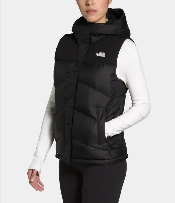 Womens The North Face Insulated and Down Jackets Balham Down Vest Tnf Black