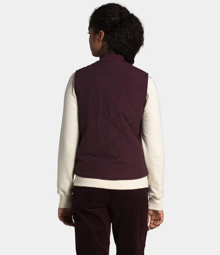 Womens The North Face Insulated and Down Jackets Cuchillo Vest Root Brown