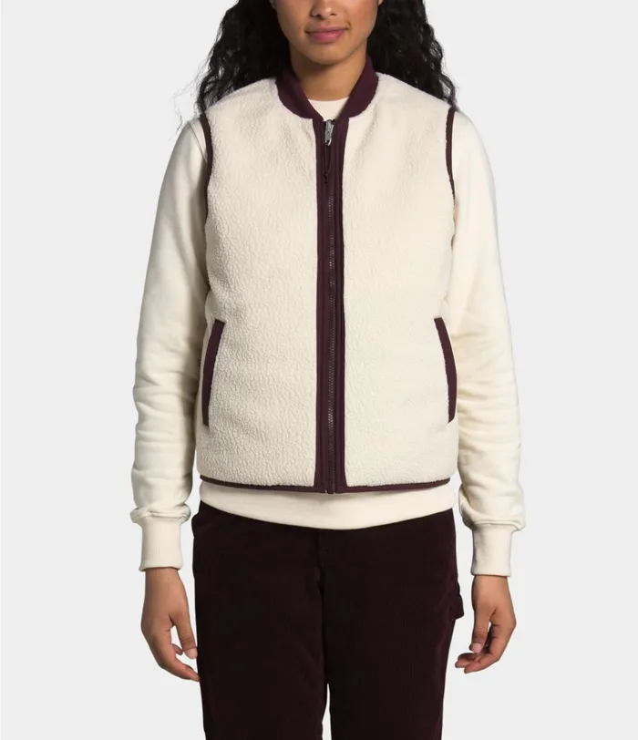 Womens The North Face Insulated and Down Jackets Cuchillo Vest Root Brown