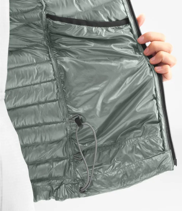 Womens The North Face Insulated and Down Jackets Summit L3 Down Hoodie Meld Greymeld Grey