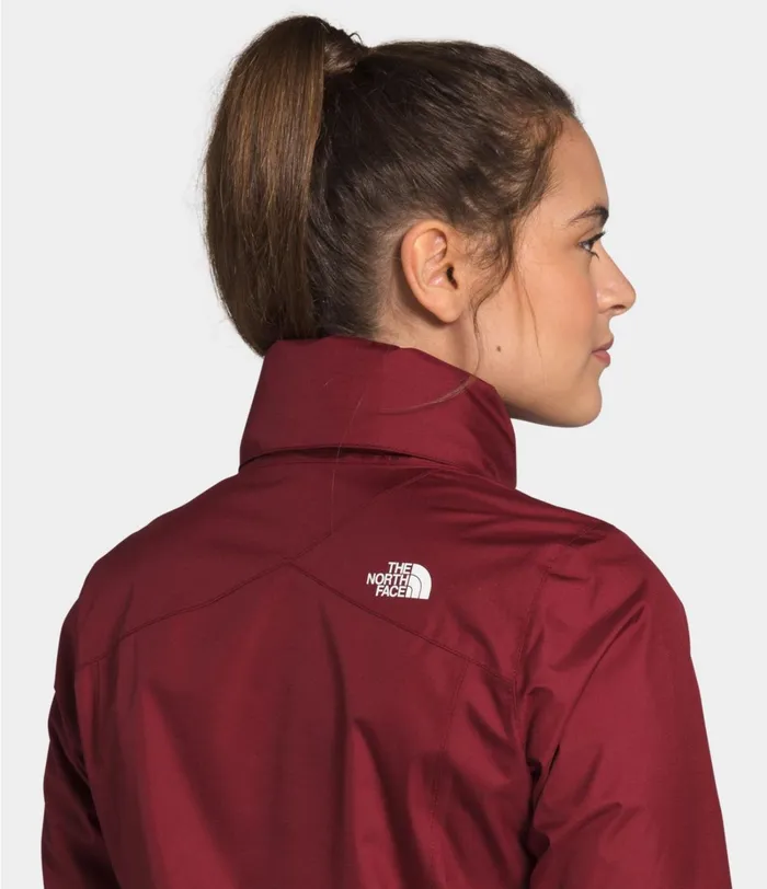 Womens The North Face Rainwear Resolve Plus Jacket Pomegranate