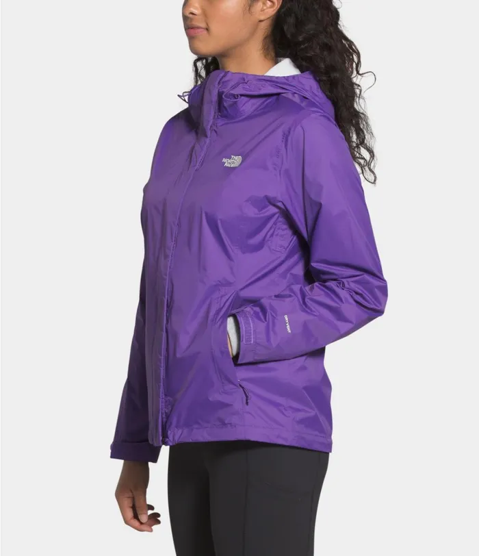 Womens The North Face Rainwear Venture 2 Jacket Peak Purple
