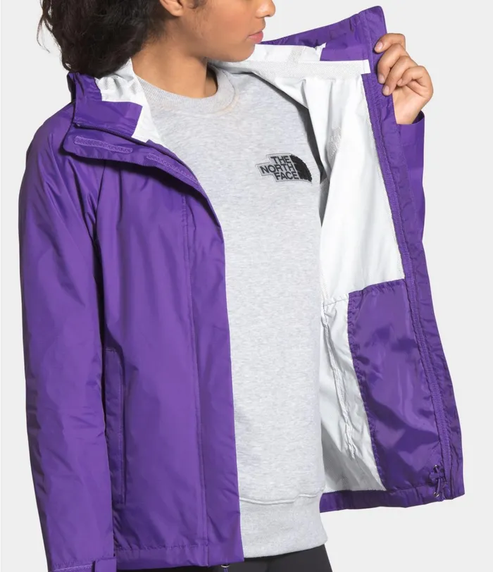 Womens The North Face Rainwear Venture 2 Jacket Peak Purple