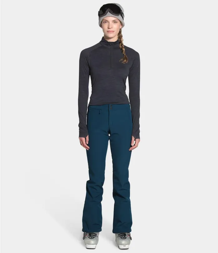 Womens The North Face Snow Apex STH Pants Blue Wing Teal