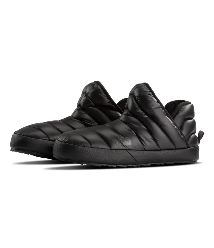 Womens The North Face Winter Boots Thermoball Traction Booties Shiny Tnf Blackbeluga Grey