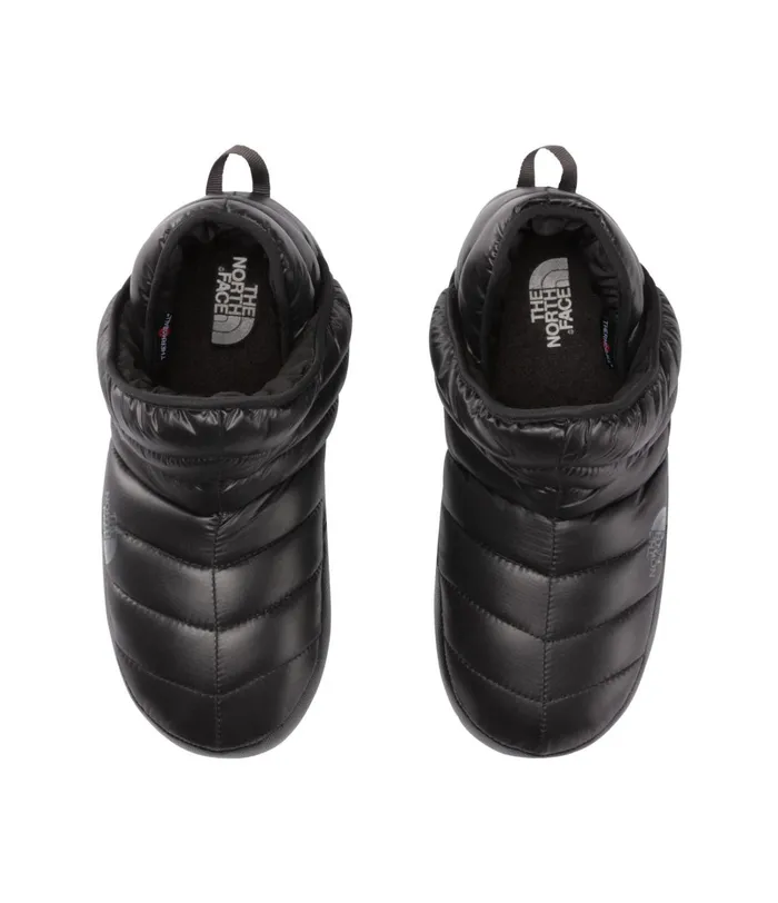 Womens The North Face Winter Boots Thermoball Traction Booties Shiny Tnf Blackbeluga Grey